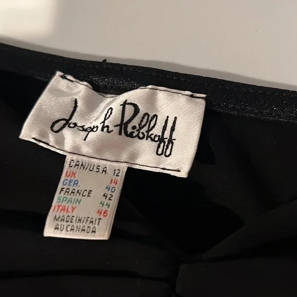 Joseph Ribkoff Mini Dress with Rhinestone Bra Size 12 - Picture 12 of 12